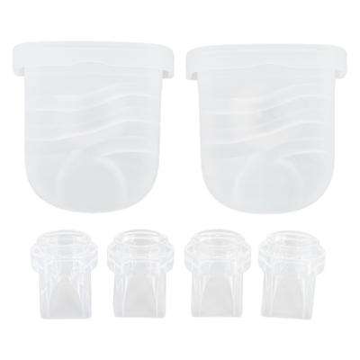 4pcs Duckbill Valves and 2pcs Silicone Diaphragm Compatible for S32 Breastfeeding Pump Replacement