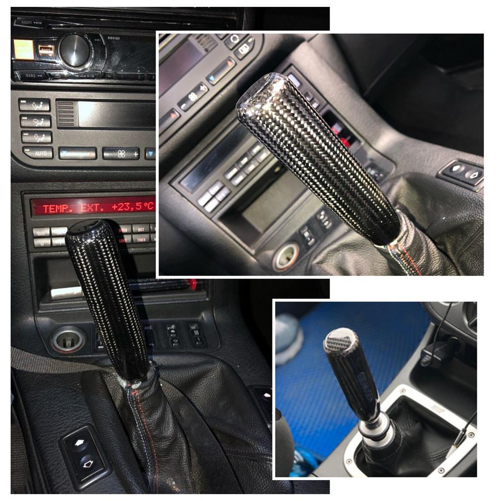 Car Gear Knob, Carbon with High Compatibility, for Most Vehicles