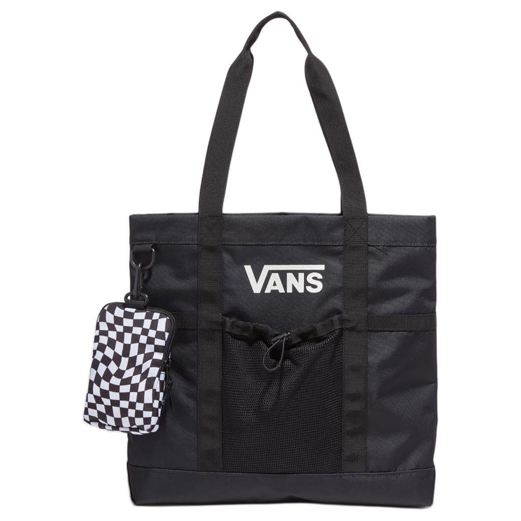 New Vans Polyester Tote Bag Shopping Bag Handbag Regular Unisex Black VN000GTFBLK