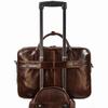 Men'S Leather Briefcase Retro Business Handbag First Layer Cowhide Shoulder Messenger Bag Computer Bag Commuter Bag
