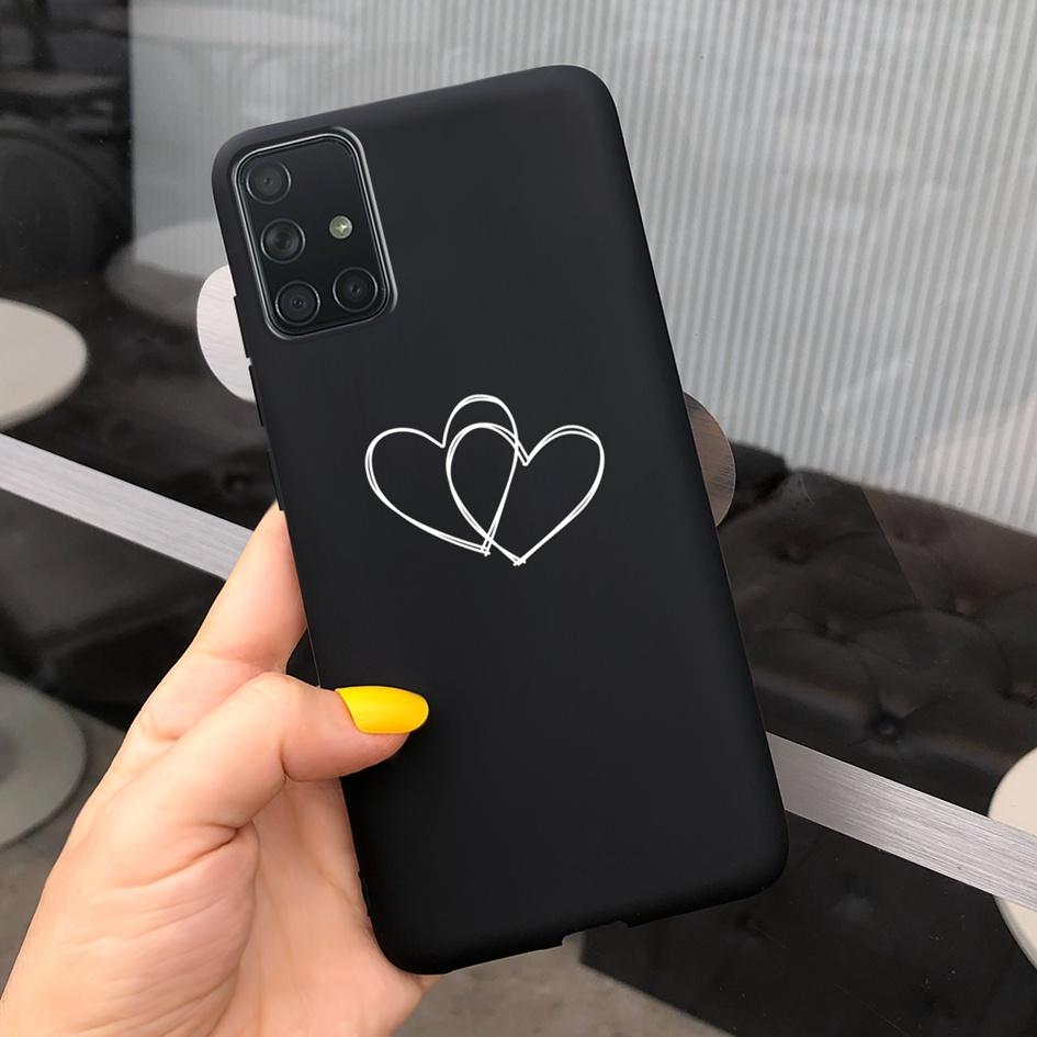 A51 A71 Case For Samsung Galaxy A51 4G Soft Touch Silicon Cover Shockproof Bumper Back Protector Bag for Samsung A 51 A 71 Coque