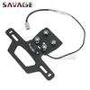 ZX-4R ZX-25R Rear License Plate Holder For KAWASAKI NINJA ZX4R ZX4RR ZX25RR Motorcycle Tail Tidy Fender Eliminator LED Light