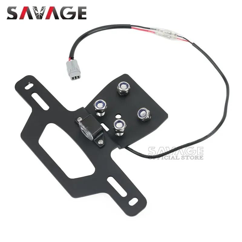 ZX-4R ZX-25R Rear License Plate Holder For KAWASAKI NINJA ZX4R ZX4RR ZX25RR Motorcycle Tail Tidy Fender Eliminator LED Light