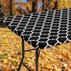 1PC 72x30in Elastic Fitted Tablecloth Oil-proof Wipeable Table Cover for Party Decoration Picnic Camping Outdoor Manteles