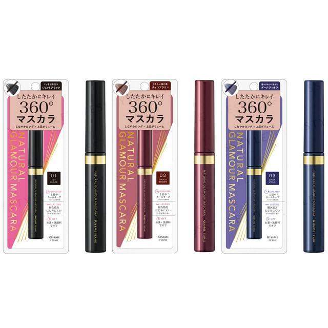 ISEHAN - Тушь для ресниц Kiss Me Ferme Natural Glamour 02 Chocolate Brown