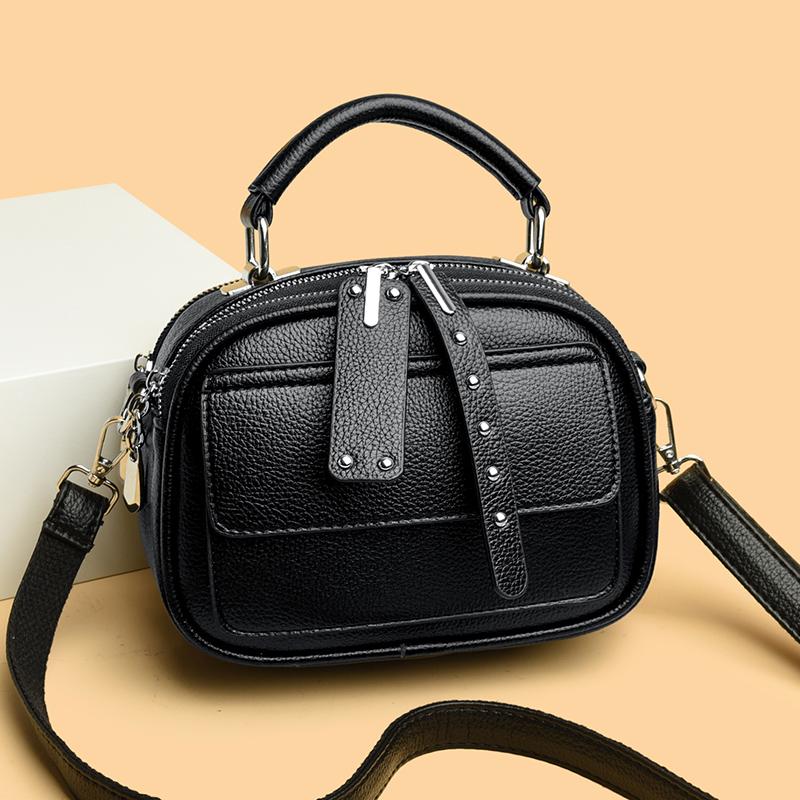 2025 Fashion Leather Designer Crossbody Shoulder Bag For Women Luxury Ladies Handbag And Purse Casual Totes Messenger Sac A Main
