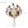 Colorful Retro Peacock Brooch Creative Pin  Personalized Jewelry Accessories Y2K Fashion Party Clothing Trend Gift