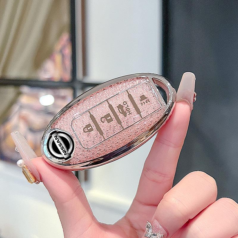 Nissan Key Covers: Compatible with X-Trail, Teana, Tiida, Terra, Murano, Sylphy, Qashqai, and Other Passenger Car Models.