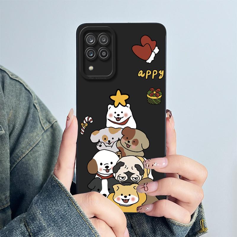For Samsung Galaxy A12 M12 F12 4G 5G Case Astronaut Cover Soft Liquid Silicone Phone Funda Shell For SamsungA12 A 12 Phone Bags
