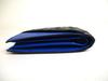 Authentic BOTTEGA VENETA Intrecciato Black Blue Leather Bifold Wallet Compact Wallet #a425  Refurbished