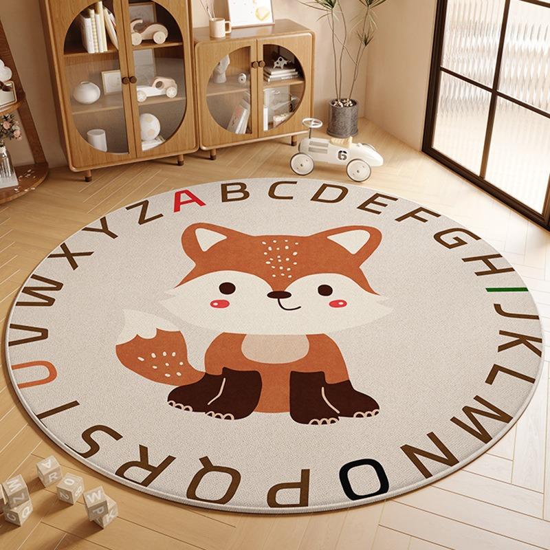 Cartoon Animal Children's Room Floor Mat Anti Slip Carpet for Children's Room Rugs for Bedroom Carpets for Living Room