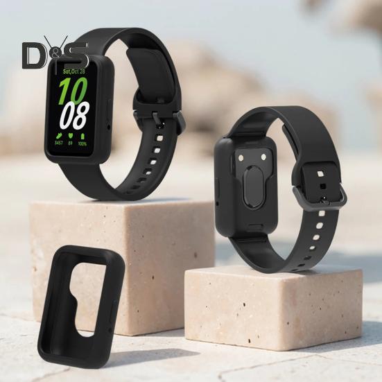 Smartwatch Silicone Protective Case Wear Resistant Anti-Scratch Easy To Install Protective Bumper Shell Cover for SamsungGalaxy Fit 3