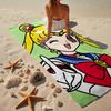 Christmas anime Princess Beach Towel, Super Soft Microfiber, Gift for Her/Him, Birthday, for Pool, Beach, Travel, Home Decor Fan gifts