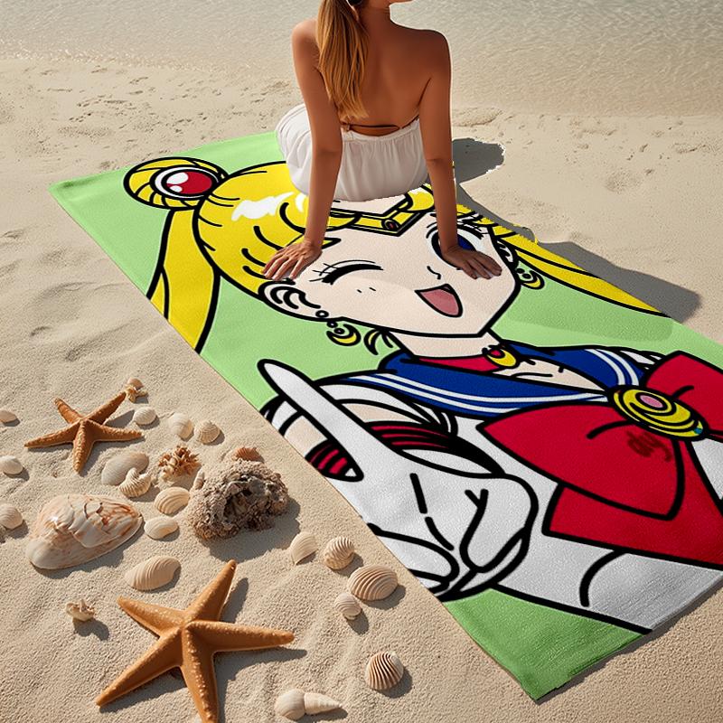 Christmas anime Princess Beach Towel, Super Soft Microfiber, Gift for Her/Him, Birthday, for Pool, Beach, Travel, Home Decor Fan gifts