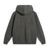 Li Ning Badfive Solid Color Hooded Comfortable Breathable Versatile Long Sleeve Knit Sweater Men Tops Slate-Gray AMBU253-1
