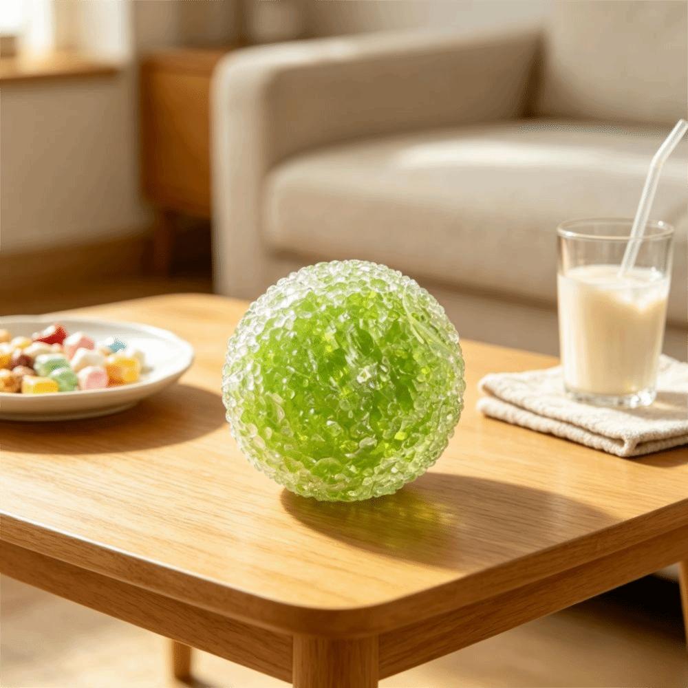 Weiche knusprige Hautball langsamer Rückprall Squishy Fidget Spielzeug Eisriss Kristallkugel Entspannendes Spiel