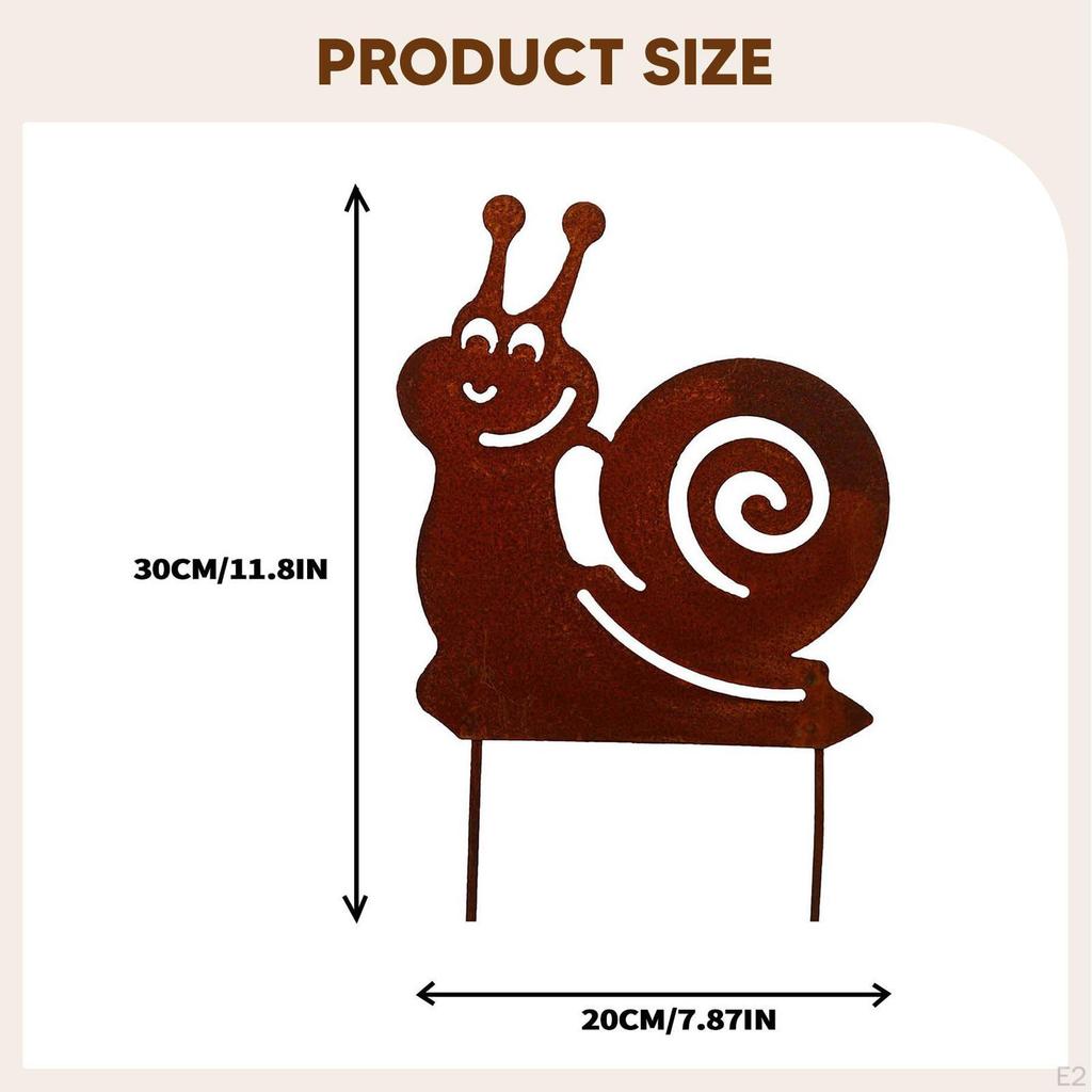 Garden Stake,Outdoor Decoration,Decorative Ornament,Animal Metal Silhouette Yard Sign for Outside