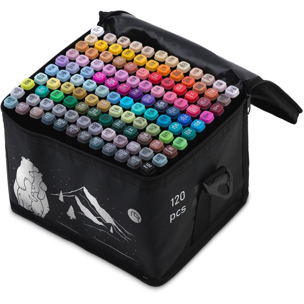 Nukido Nk-913 Alcohol Markers With Bag Of 120