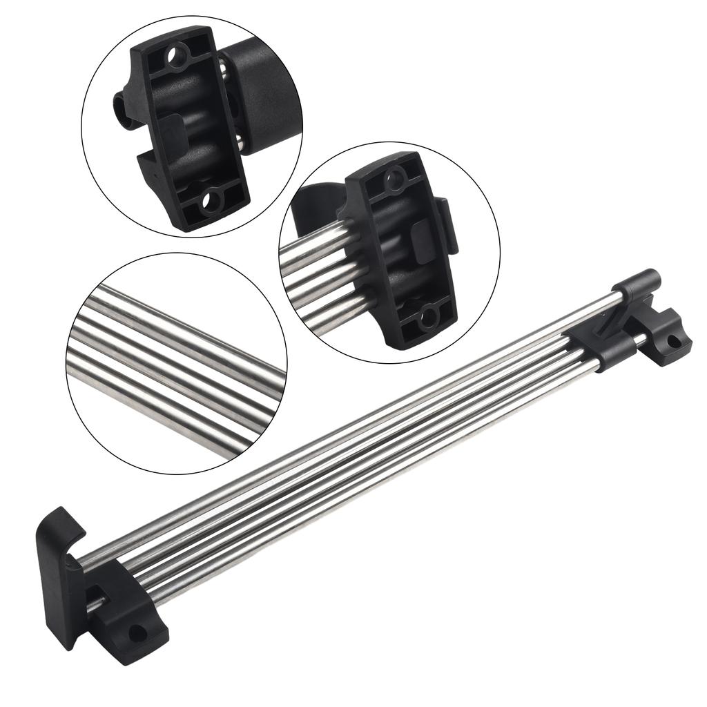 Movable Crossbar Clothes Hanger Top Mount Wardrobe Closet Rail Rod Cold Rolled Steel Hanging Clothes 250/300/350/400mm
