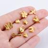 6Pcs/Lot Mini Star Heart Angle Wing Charms Stainless Steel Pendant For Necklace Bracelet Anklet Accessories