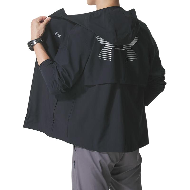 Under Armour FW25 Hooded Breathable Sports Casual Jacket Men Jacket 6005897-001