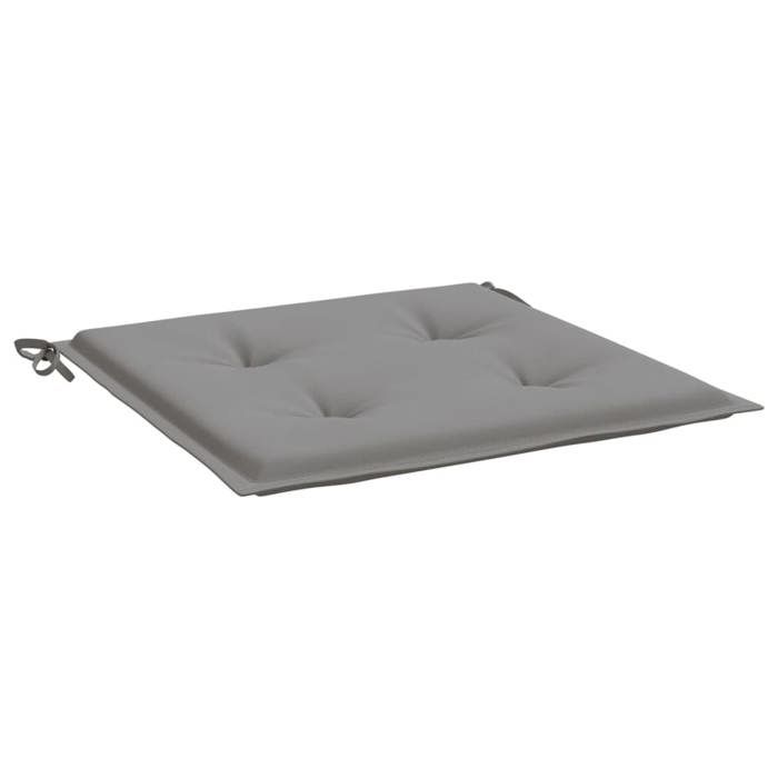 Coussins de chaise - vidaXL - 6 pcs - Gris - 50x50x3 cm - Tissu Oxford imperméable