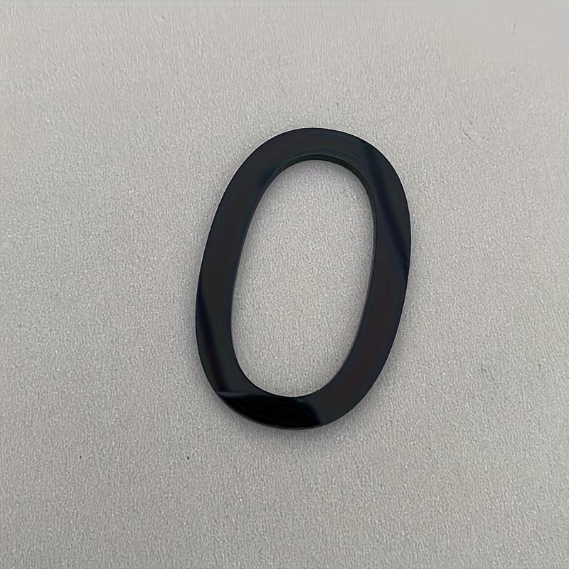 1pc Modern Black Self-Adhesive Acrylic House Number 7 - Easy Install, No Battery Required, Plastic Surface Mount Address Sign for Home