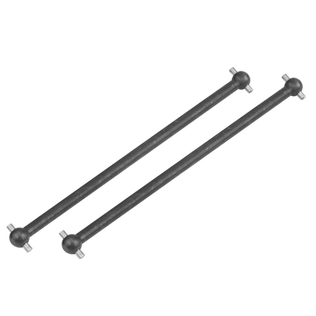 2 Pcs 101mm Metal Dog Bone Drive Shafts for FS 53633   51805   51806 1 10 Scale RC Car (Black)