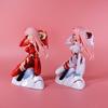 Anime Figure Darling In the FRANXX Figure Zero Two 02 Red/White Clothes Sexy Girls PVC Action Figures Toy Collectible Model