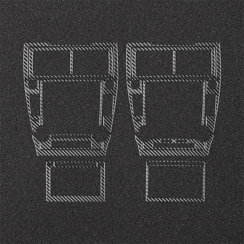 Toyota Camry 12-14 Carbon Fiber Navigation Panel Trim Sticker