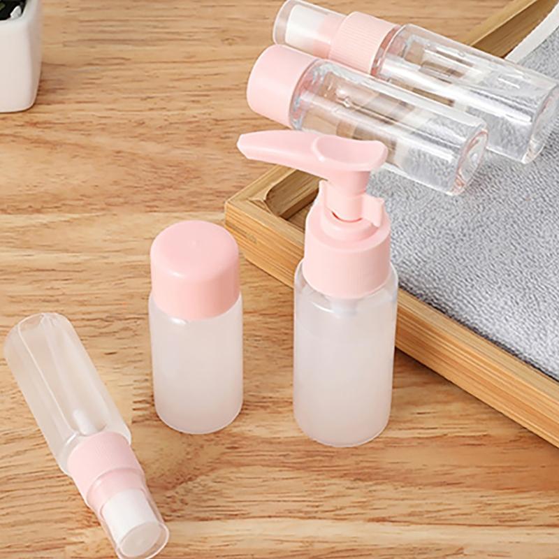 7/9 Pieces Multifunctional Cosmetic Bottles Leak Proof Travel Container Travel Bottles Set for Shampoo Lotion Cream