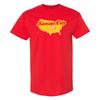 Kansas City USA Script - Koszulka Sportowa w Kolorach Drużyny Footballowej - Czerwona