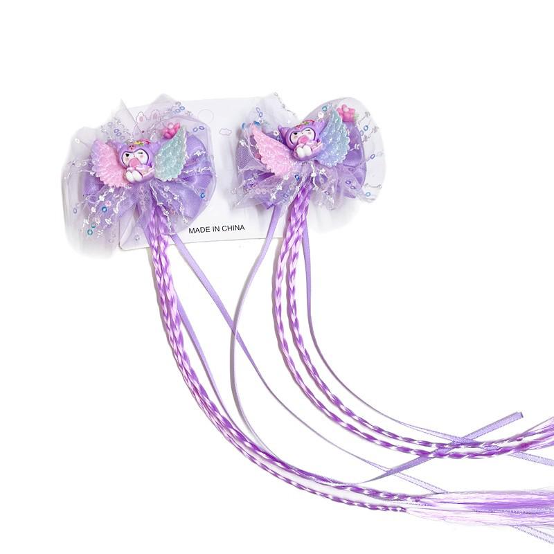 Frozen Elsa Hair Clips - No Damage Hair Bows for Girls