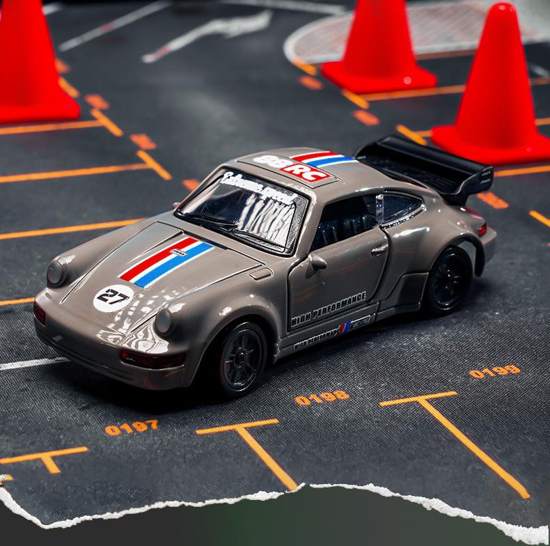 1:43 Scale Alloy Drift RC Car with Openable Doors - Mini Desktop Remote Control Toy