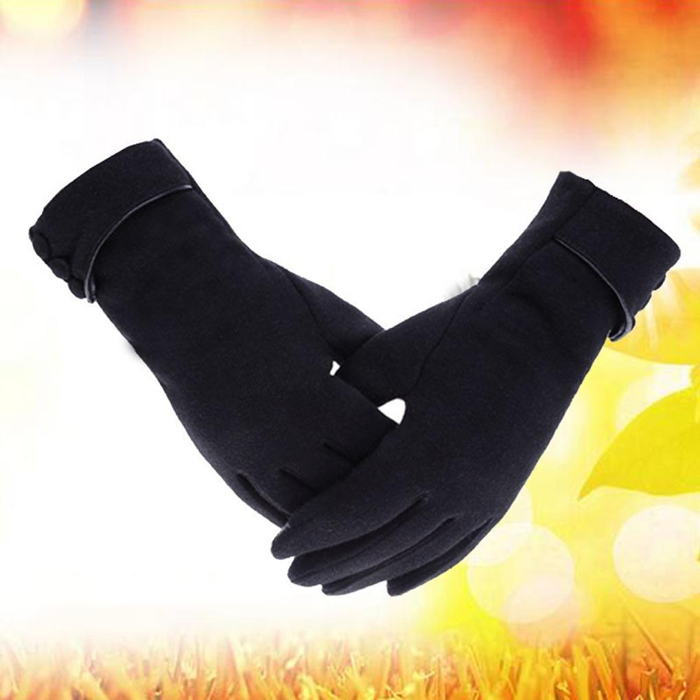 Winter Women Fleece Warm Keeping Screen Glove Outdoor Sport Riding Skiing