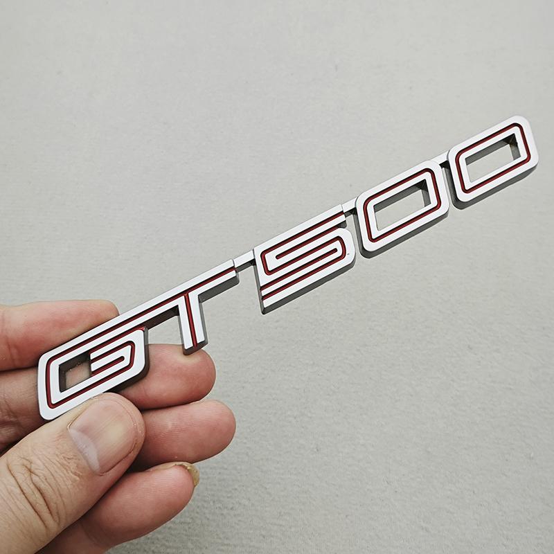 3D Metal Car Styling GT350 SHELBY 5.0 Sticker Fender Side Badge Rear Trunk Emblem For Ford Mustang GT500 GT350 Etc Accessories