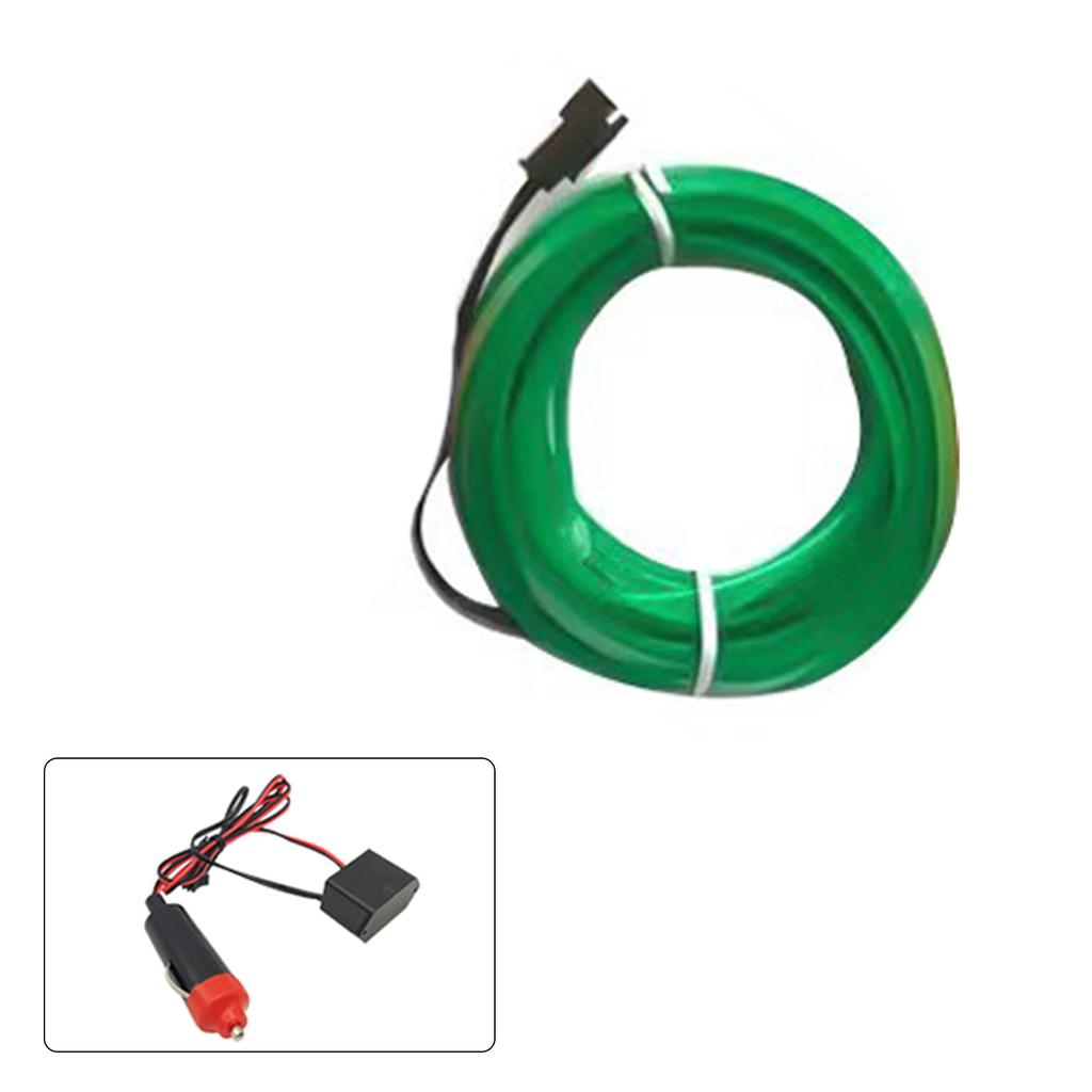 USB Car Interior Strips Lights Multicolor LED Fiber  Lighting set Simple Installation for Dashboard & Console