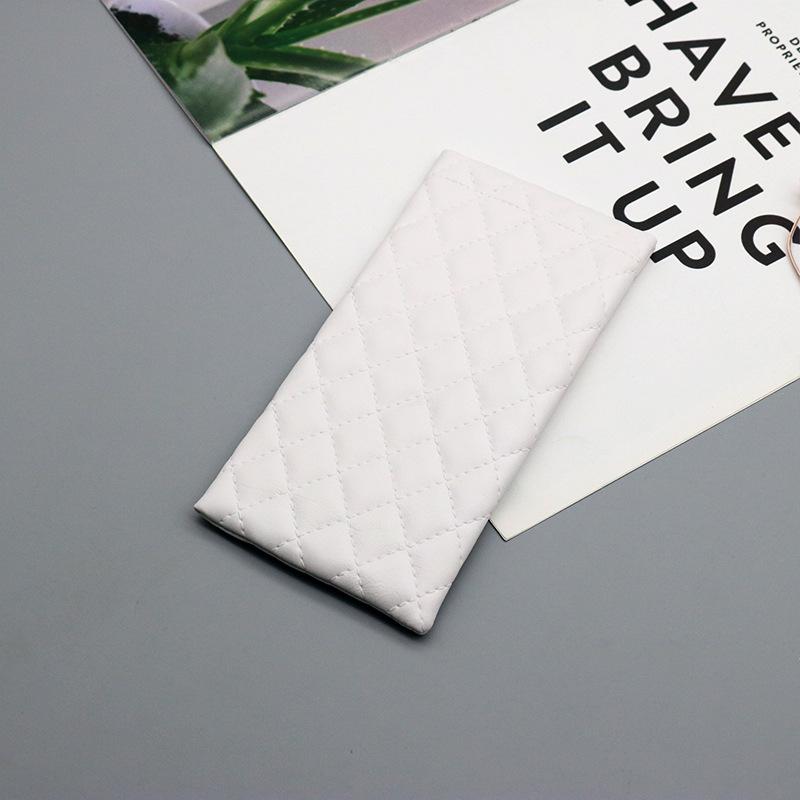 Simple Pu Leather Glasses Storage Bag Automatic Closed Shrapnel Mouth Sunglasses Case Portable Waterproof Eyewear Accessories