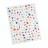 Hot Floral Nail Art Stickers Self-adhesive 5D Embossed Press On Decals Easy To Apply Nail Decoration Gift
