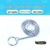 Non-Choking, Bite-Proof, Pull-Resistant Stainless Steel Dog Chain - Thickened, Sturdy, and Wear-Resistant.