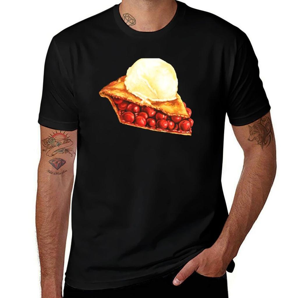 Cherry Pie Pattern TShirt Quick Dry Travel TShirt