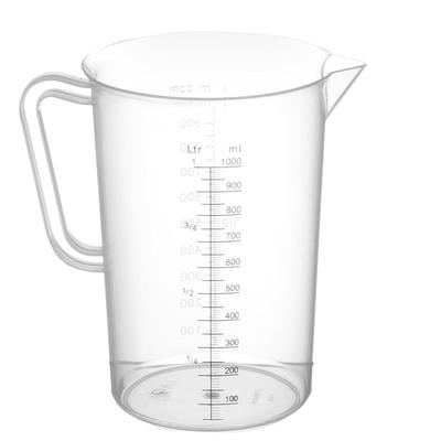 Hendi 567203 Polypropylene Measuring Cup with Scale 1 L