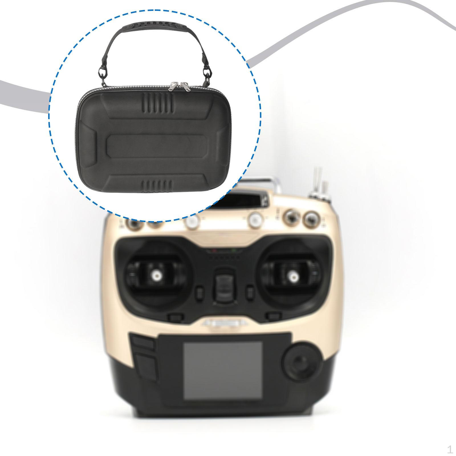 

RC Controller Carrying Bag Remote Storage Lightweight Portable Zipper Closure