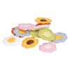 24pcs Elastic Pet Hair Tie Decorative Flower Hair Tie Reusable Dog Hair Tie  Party Decoration