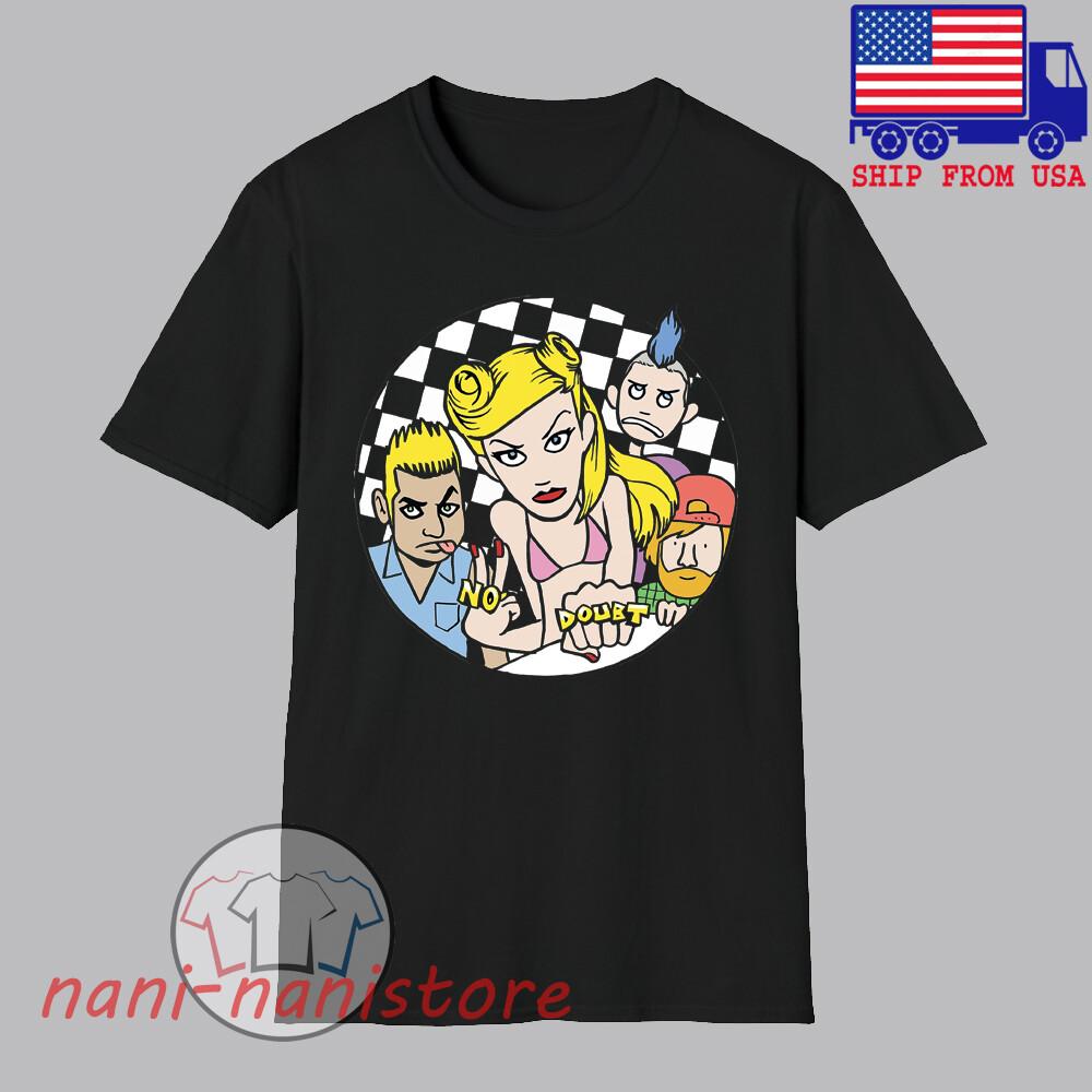 

No Doubt Men#039;s Black Size S5XL Unisex T-Shirt XXXL