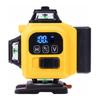 360° Laser Level 4D Cross Line Laser Set Carrying Case Swivel Base Pendulum Lock System