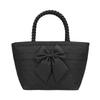 Naraya Ribbon Bag, Boat Shape, Medium (Water-Repellent) (Black)