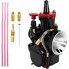 Carburetor 28mm,PWK Carburetor for Moto 75 Cc 80 Cc 100 Cc 125 Cc Motocross ATV Dirt Bike Quad-Black