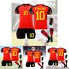 New Belgium Heimfußballtrikot Deb Bruyne 7 Und Lukaku 9 WM 2022 Trikot
