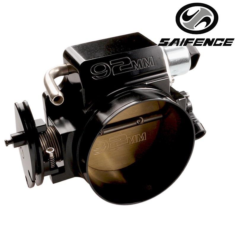 92mm Aluminum Throttle Body with Sensor for Chevrolet LS Intake Manifold argento